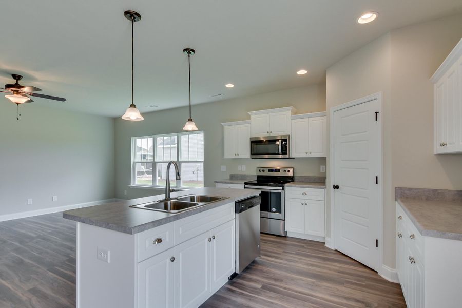 Furnished interior view inside a new home in , Edgefield (Image 4).