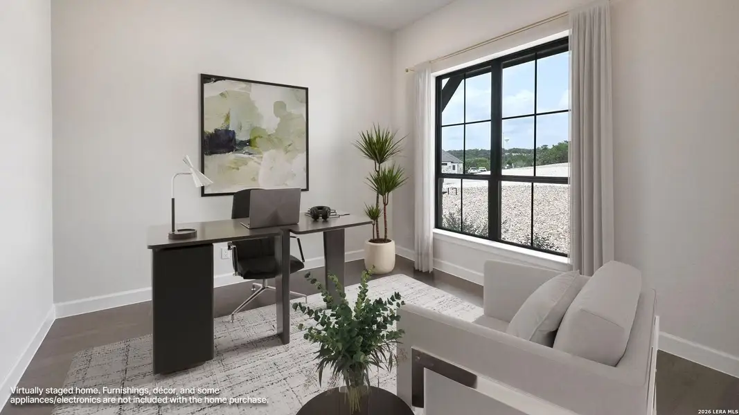 Furnished interior view inside a new home in The Preserve at Elm Creek, New Braunfels (Image 10).