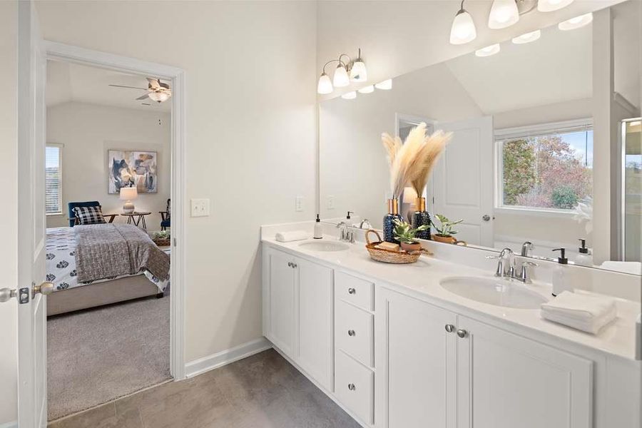 Furnished interior view inside a new home in Etowah Landing, Ball Ground (Image 12).