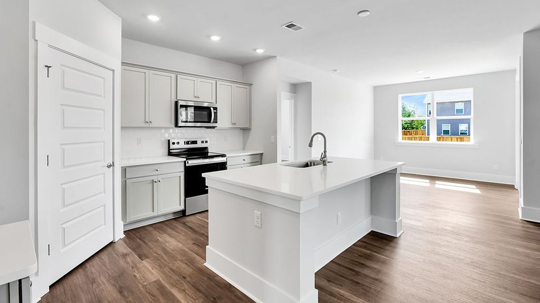 Furnished interior view inside a new home in The Haven at Indigo Preserve, Leland (Image 6).