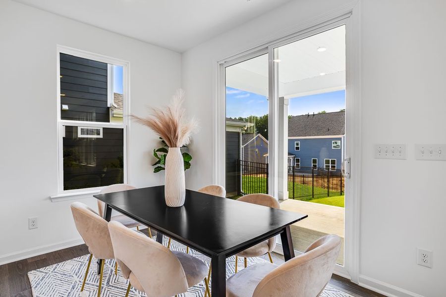 Furnished interior view inside a new home in The Coves on Lake Wylie, Charlotte (Image 8).