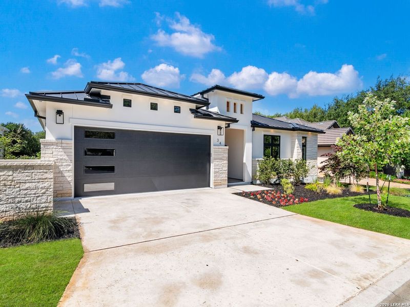 Front exterior of a new home in , San Antonio, TX, highlighting curb appeal (Image 25).