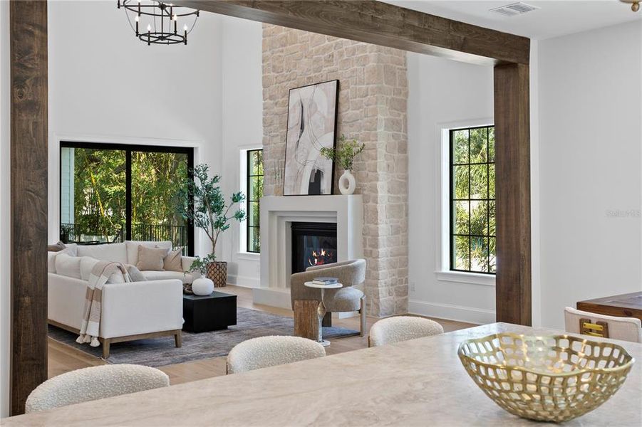 Furnished interior view inside a new home in , Tampa (Image 58).