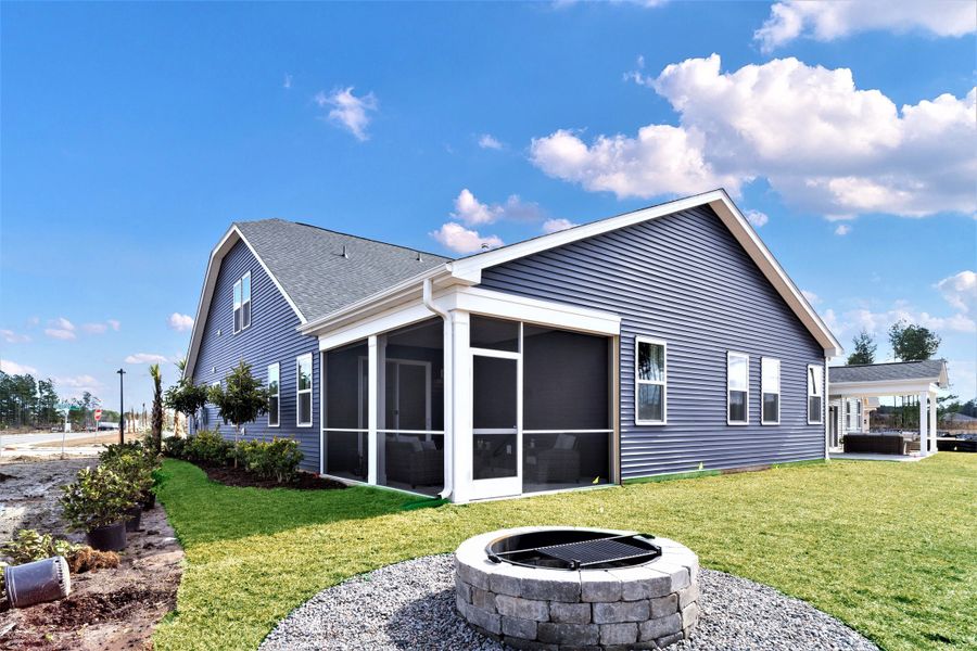 Representative exterior details of a home built from the The Shorebreak by Chesapeake Homes in Heritage Park at Longs, Longs (Image 30).
