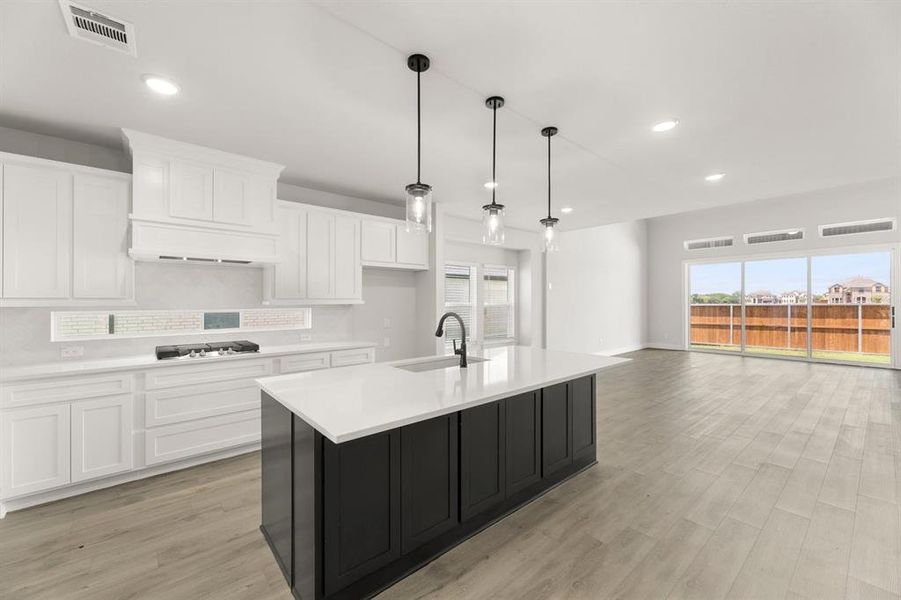 Furnished interior view inside a new home in Villages of Creekwood, Frisco (Image 6).