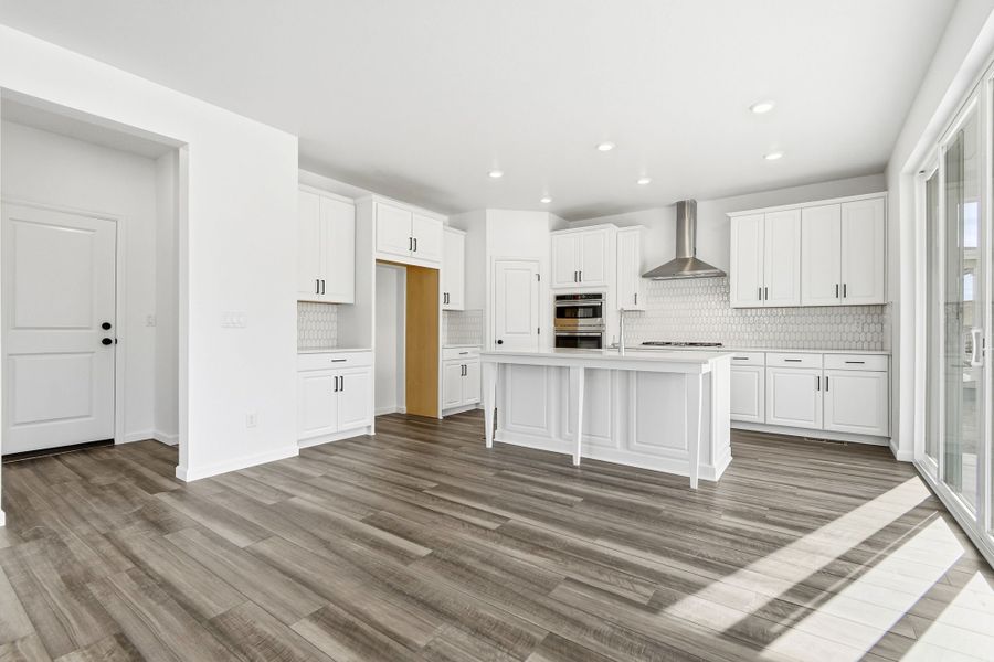 Furnished interior view inside a new home in The Town Collection at Independence, Elizabeth (Image 5). Furnished interior view inside a new home in The Town Collection at Independence, Elizabeth (Image 5).