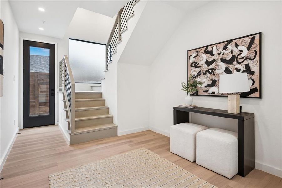 Furnished interior view inside a new home in , Dallas (Image 9).