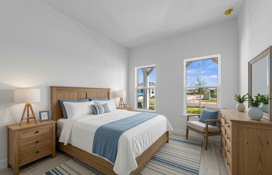 Furnished interior view inside a new home in BeachWalk by Manasota Key, Englewood (Image 13).
