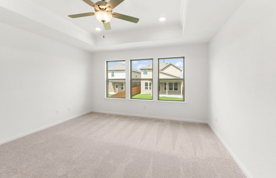 Spacious, unfurnished interior of a new home in Santa Rita Ranch, Liberty Hill (Image 21). Spacious, unfurnished interior of a new home in Santa Rita Ranch, Liberty Hill (Image 21).