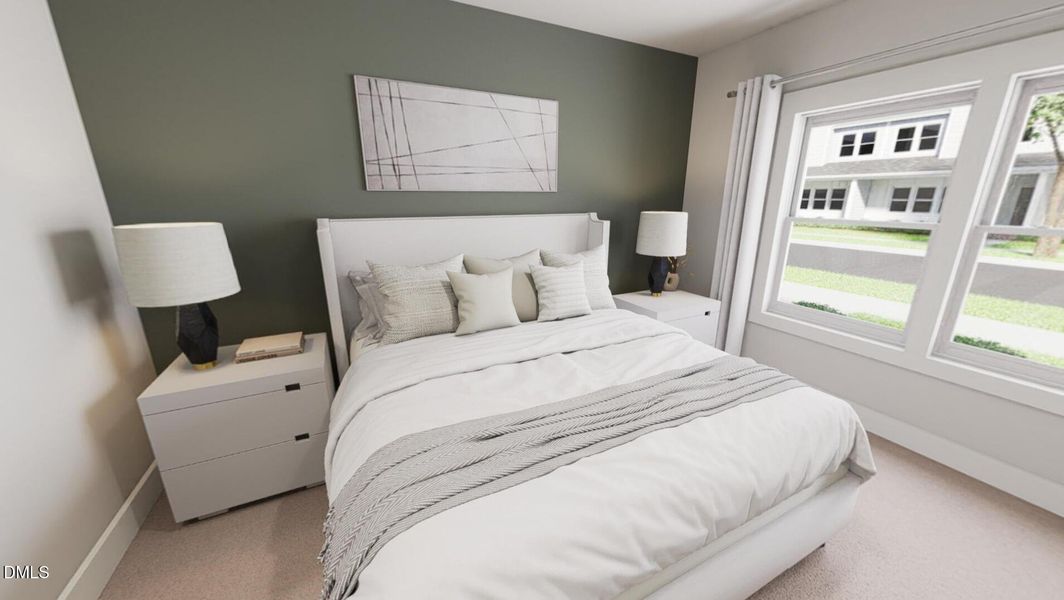 Main Bedroom - Classic White Button Inte