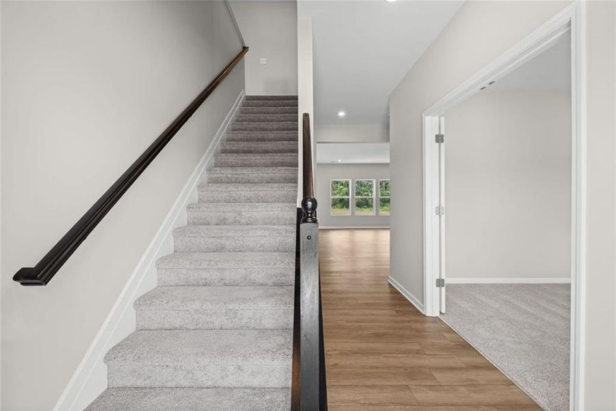 Spacious, unfurnished interior of a new home in Three Rivers, Rome (Image 26). Spacious, unfurnished interior of a new home in Three Rivers, Rome (Image 26).