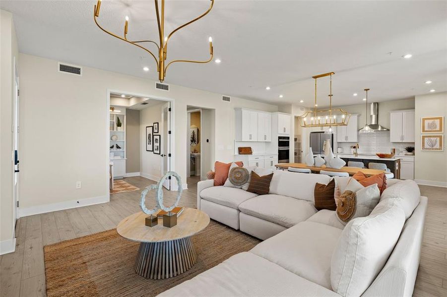 Furnished interior view inside a new home in Wellen Park, Venice (Image 11).