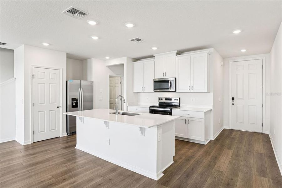 Furnished interior view inside a new home in The Meadow at Crossprairie Bungalows, St. Cloud (Image 6).