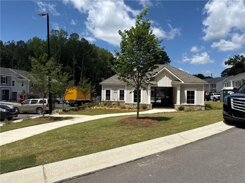 Front exterior of a new home in , Atlanta, GA, highlighting curb appeal (Image 2). Front exterior of a new home in , Atlanta, GA, highlighting curb appeal (Image 2).