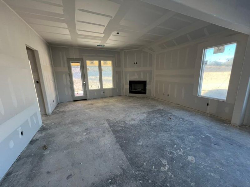 In-progress construction of a new home in Waterford Park, Weatherford, TX (Image 8). In-progress construction of a new home in Waterford Park, Weatherford, TX (Image 8).