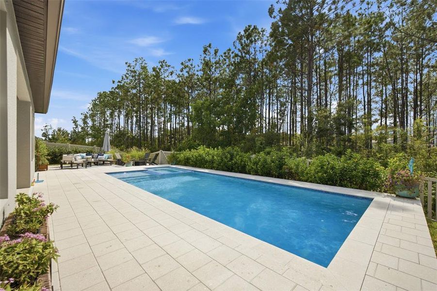 Exterior details and patio area of a home in Pearl Estates, Lutz (Image 4).