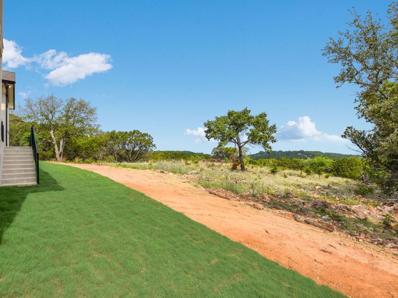 Outdoor and nature views near homes built from the Santa Barbara II by Giddens Homes in Scofield Farms Estates, Georgetown (Image 182).