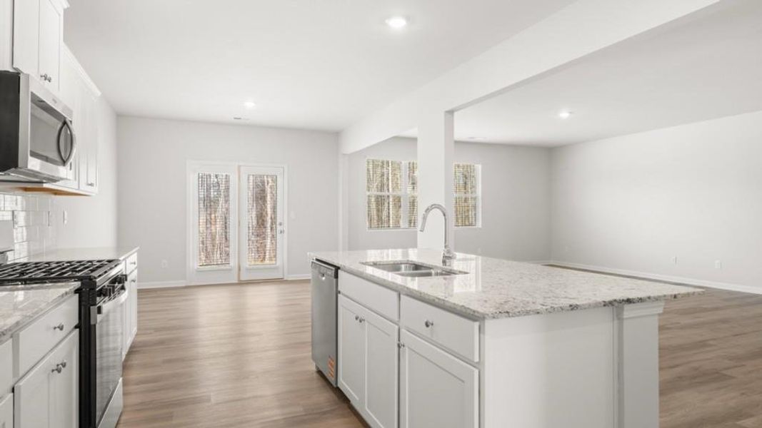 Furnished interior view inside a new home in South Wind, Union City (Image 3).