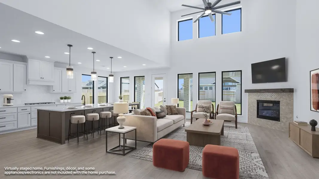 Furnished interior view inside a new home in Briarley, Montgomery (Image 6). Furnished interior view inside a new home in Briarley, Montgomery (Image 6).