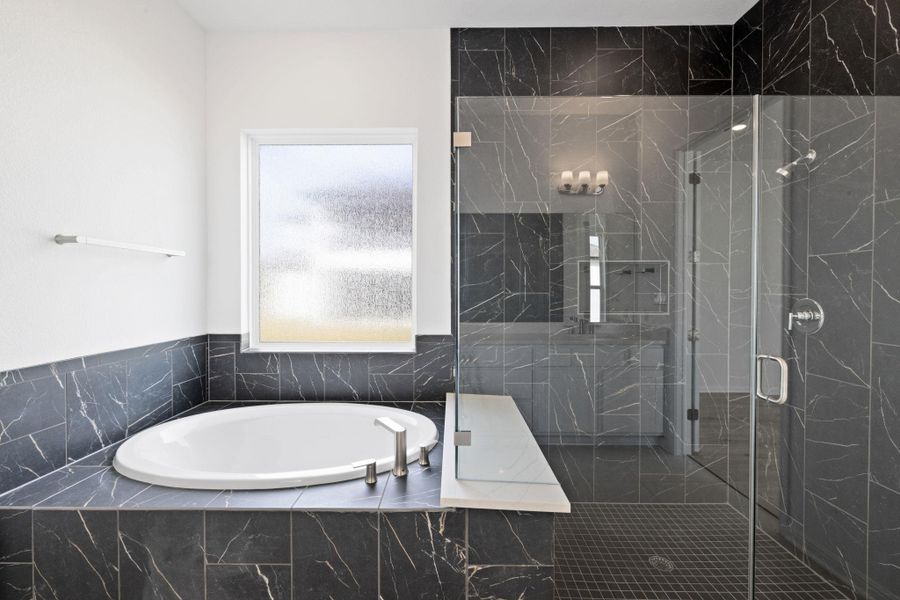 Furnished interior view inside a new home in , Leander (Image 11).
