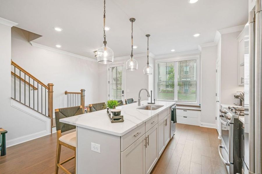 Furnished interior view inside a new home in Millcroft Townhomes, Buford (Image 11).