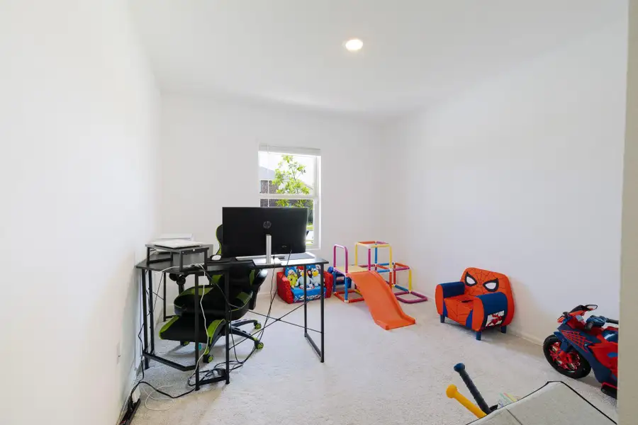 Furnished interior view inside a new home in Sterling Point at Baytown Crossings: Watermill Collection, Baytown (Image 8). Furnished interior view inside a new home in Sterling Point at Baytown Crossings: Watermill Collection, Baytown (Image 8).