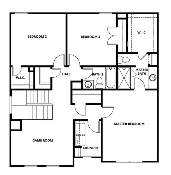 2D floor plan layout of this home in Emberly, Beasley, TX (Image 4).