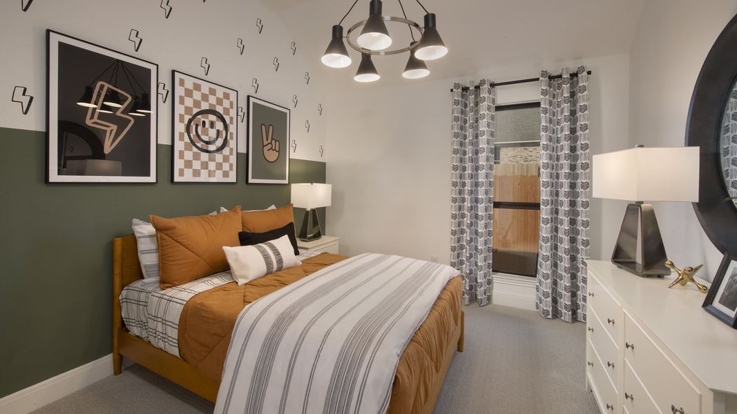 Furnished interior view inside a new home in Lariat 50', Liberty Hill (Image 10).