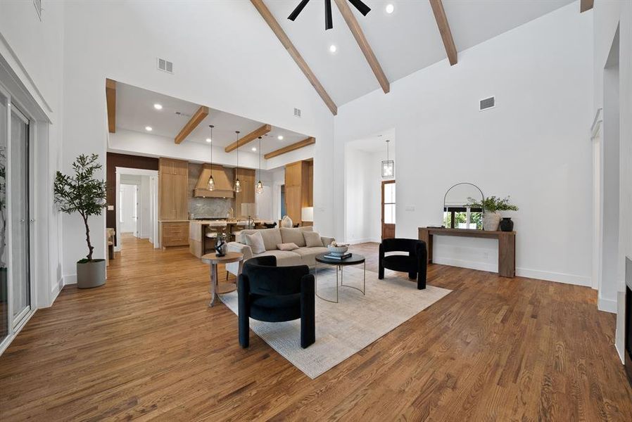 Furnished interior view inside a new home in , Waxahachie (Image 34). Furnished interior view inside a new home in , Waxahachie (Image 34).