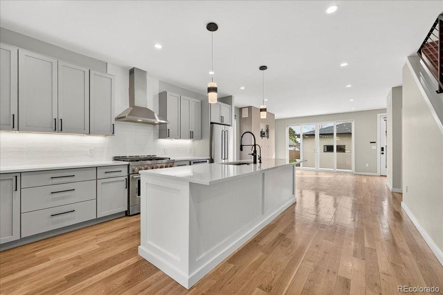 Furnished interior view inside a new home in , Denver (Image 11).
