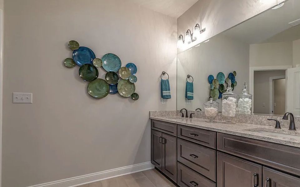 Representative furnished interior of a home built from the Promenade by Perfection Builders in The Courtyards at Oakland Hills, Louisville (Image 12).
