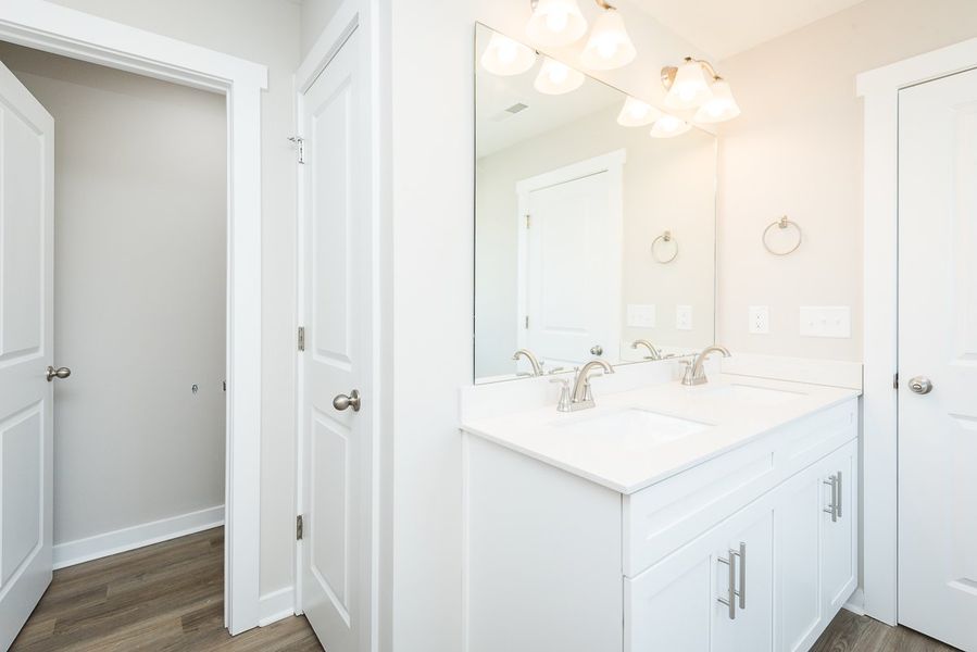 Furnished interior view inside a new home in Pallini Place, Elon (Image 12).