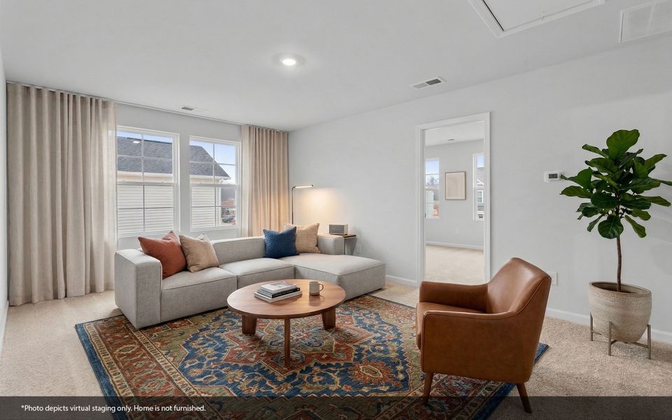 Furnished interior view inside a new home in Fieldstone, Lexington (Image 10).