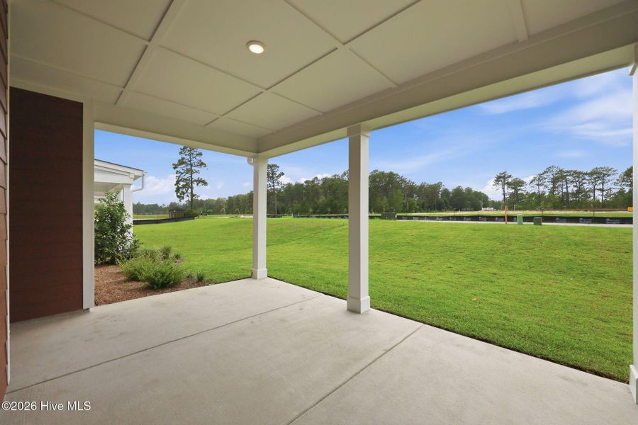 Exterior details and patio area of a home in Legacy Lakes, Aberdeen (Image 26).