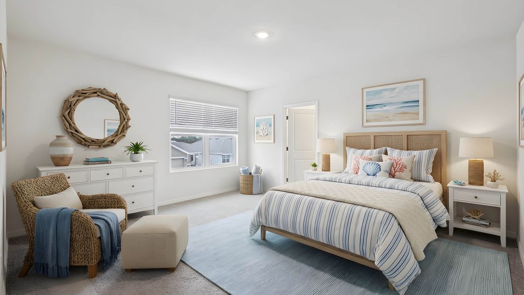 Representative furnished interior of a home built from the Darwin by D.R. Horton in Ocala Crossings South, Ocala (Image 8).