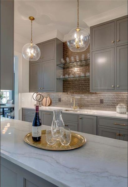 Close-up of interior finishes inside a home in , Canton (Image 21).