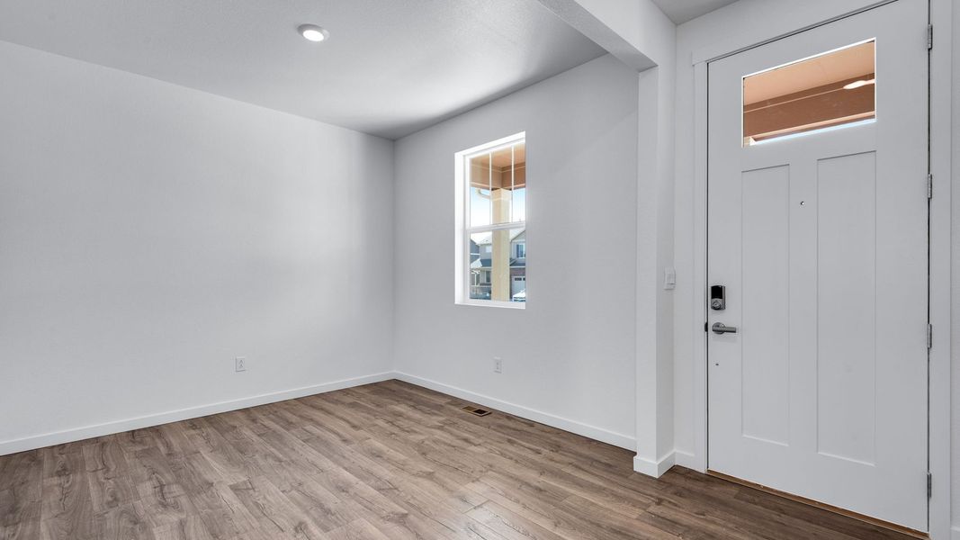 Spacious, unfurnished interior of a new home in Trails at Crowfoot, Parker (Image 13). Spacious, unfurnished interior of a new home in Trails at Crowfoot, Parker (Image 13).