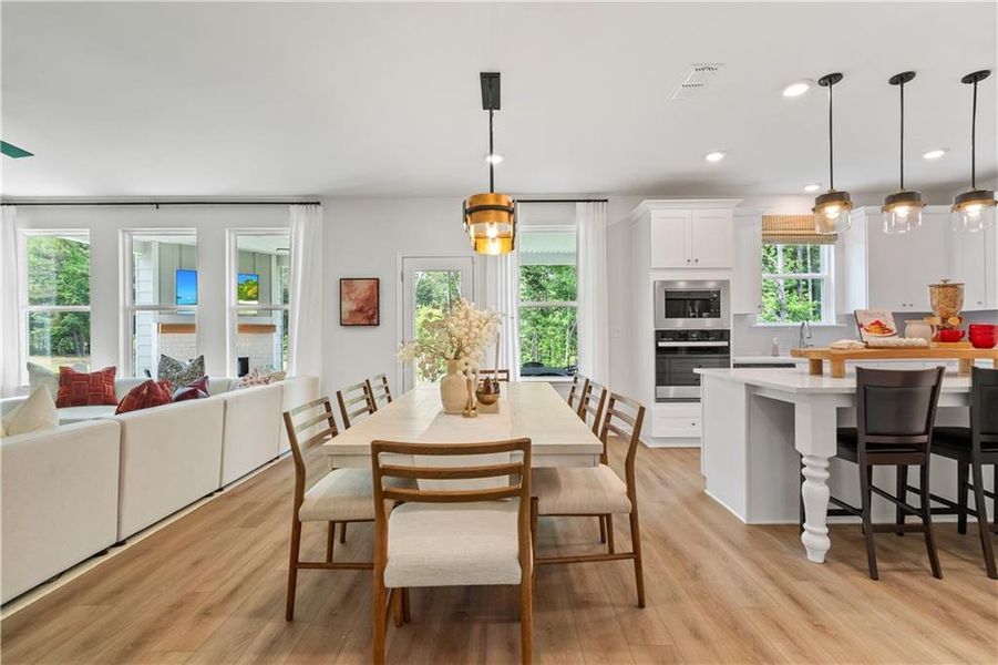 Furnished interior view inside a new home in Hamilton Lakes, Lawrenceville (Image 18).