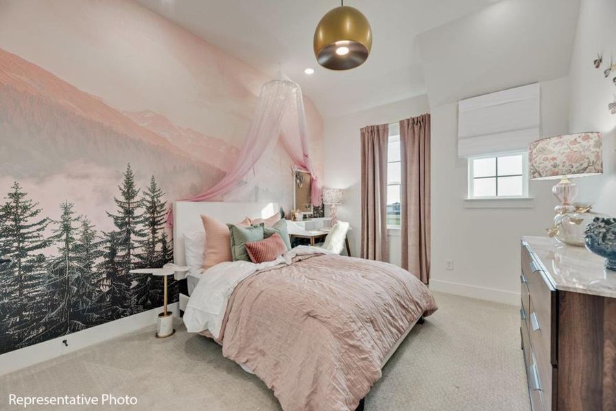 Furnished interior view inside a new home in Park Place, Prosper (Image 14).