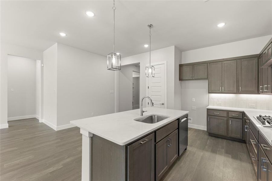 Furnished interior view inside a new home in The Highlands, Rockwall (Image 8). Furnished interior view inside a new home in The Highlands, Rockwall (Image 8).
