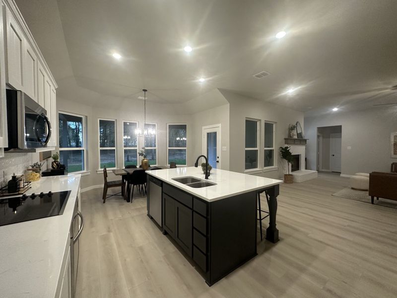 Representative furnished interior of a home built from the McKinley V by Cheldan Homes in Terra Vista, Springtown (Image 8). Representative furnished interior of a home built from the McKinley V by Cheldan Homes in Terra Vista, Springtown (Image 8).