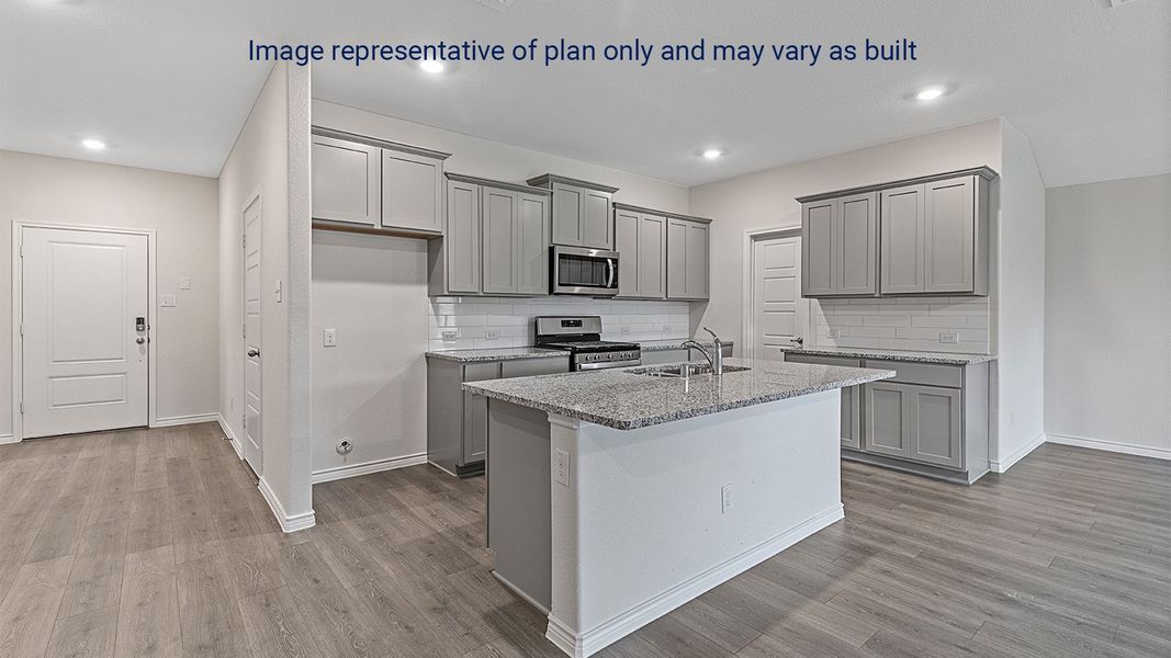 Representative furnished interior of a home built from the Holden by D.R. Horton in King's Landing, Corpus Christi (Image 8). Representative furnished interior of a home built from the Holden by D.R. Horton in King's Landing, Corpus Christi (Image 8).