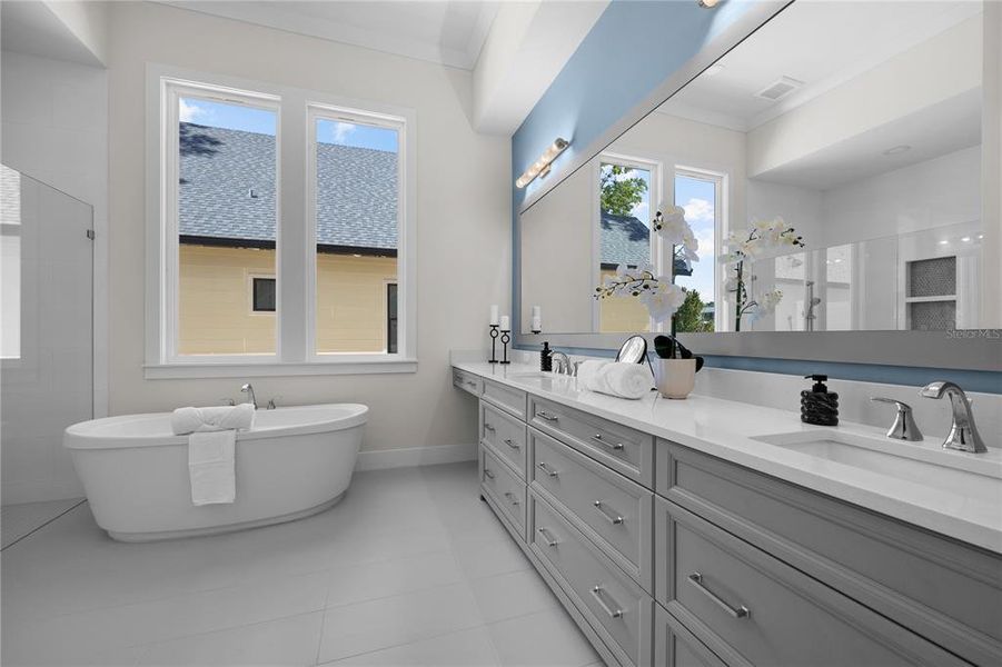 Furnished interior view inside a new home in , Newberry (Image 12).