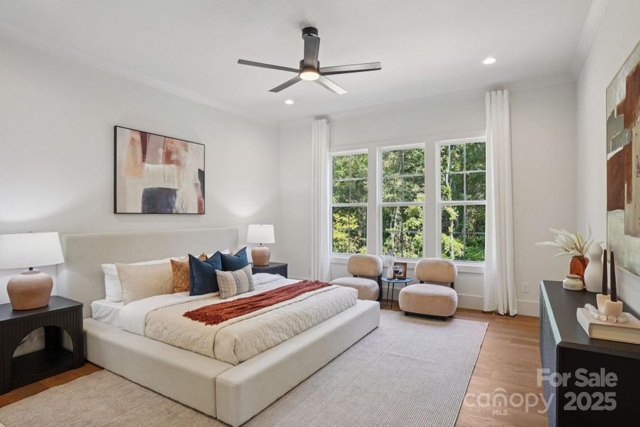 Furnished interior view inside a new home in , Huntersville (Image 13).
