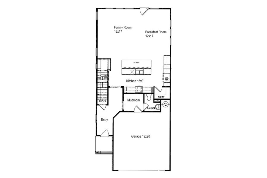 2D floor plan layout of this home in Spring Village, Angier, NC (Image 2). 2D floor plan layout of this home in Spring Village, Angier, NC (Image 2).