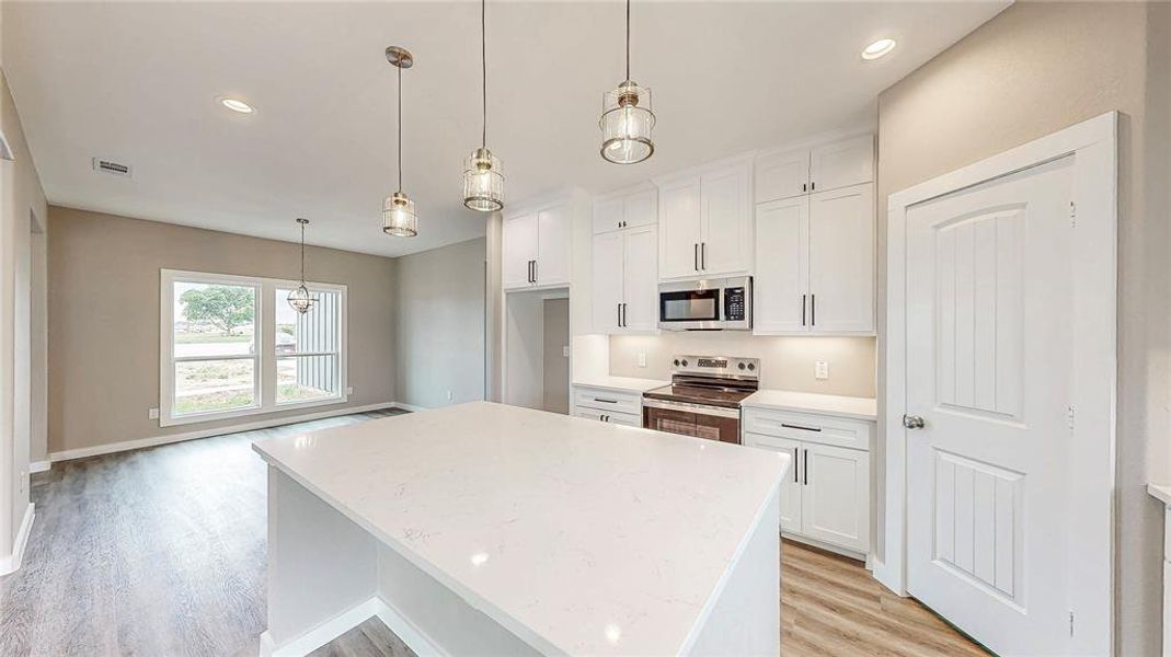 Electric smooth top stove and built in microwave