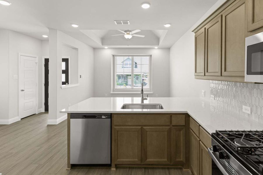 Furnished interior view inside a new home in Elevon, Lavon (Image 12). Furnished interior view inside a new home in Elevon, Lavon (Image 12).