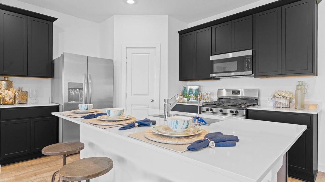 Furnished interior view inside a new home in Evergreen, Rosenberg (Image 11).