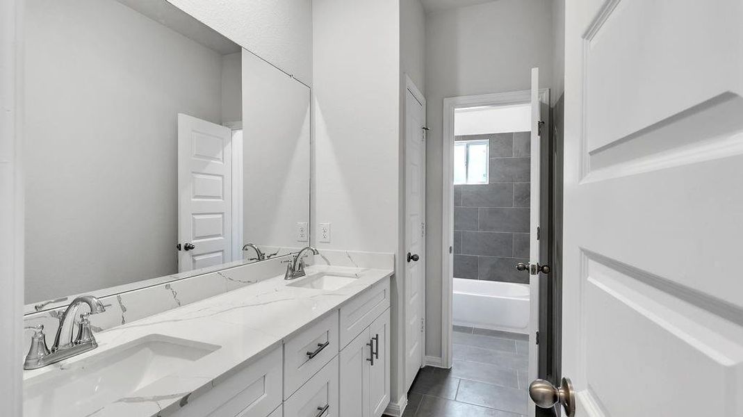Furnished interior view inside a new home in Aldine Pines, Houston (Image 8).