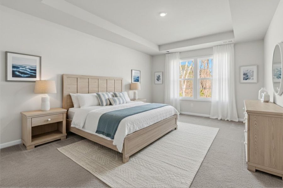 Furnished interior view inside a new home in Central Creek, Goose Creek (Image 11).